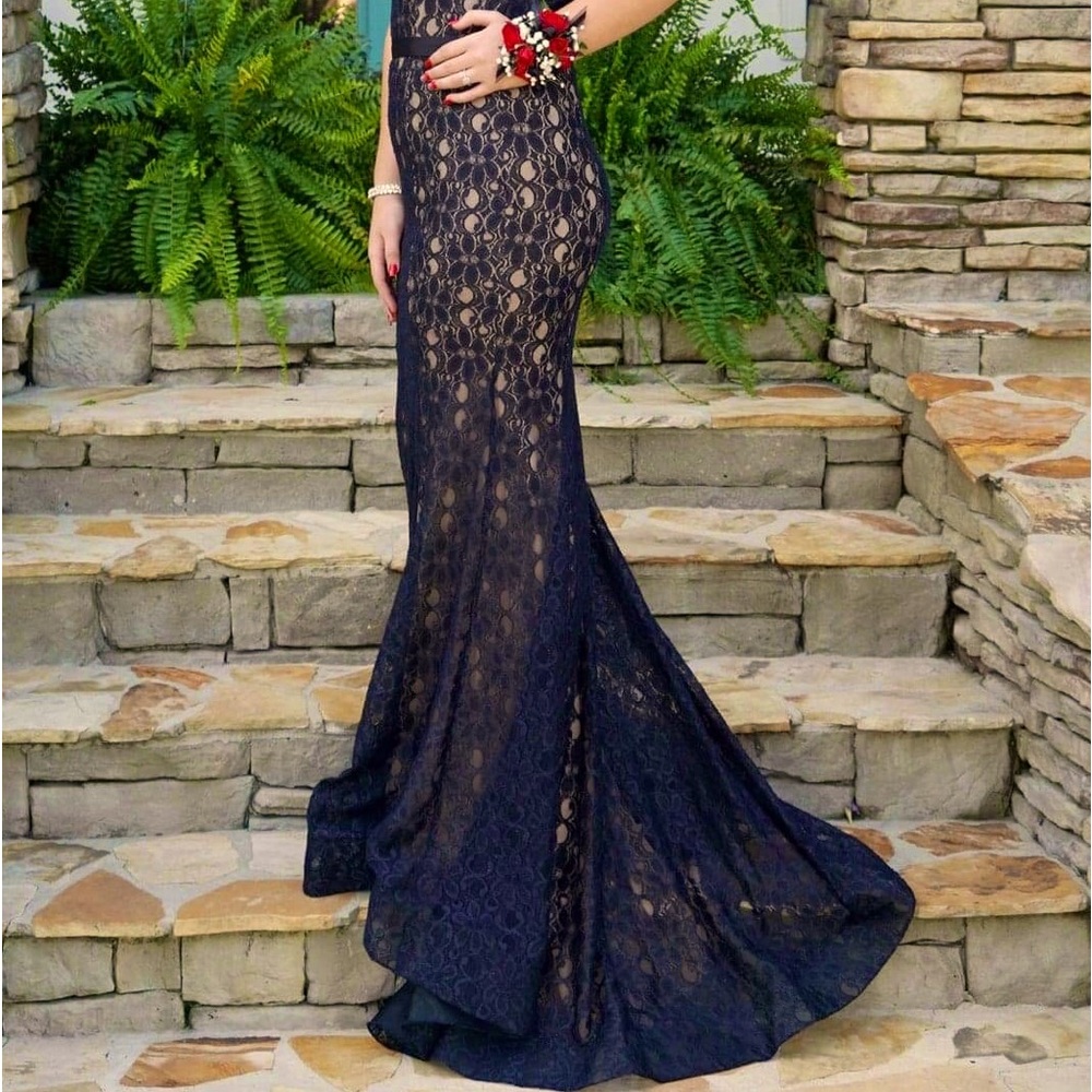 Ritzee Originals Formal lace and Jeweled dress size 12